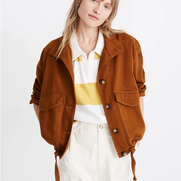 Madewell Jackets & Blazers - Madewell Beachmont Jacket Button Front - Dried Cedar (Brown) | Size S